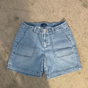 J. Jill Light Blue Jean Shorts